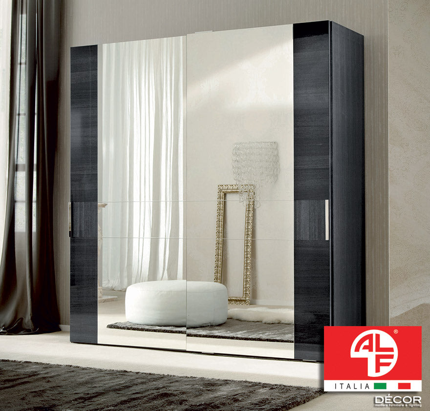 MONTECARLO Wardrobe (2 Sliding Door) - ALF® ITALIA