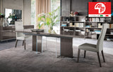 ATHENA Dining Table - LONG (Extend 1.95m to 2.5m) and 10pcs Dining Chair Set - ALF® ITALIA