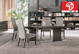 ATHENA Dining Table - LONG (Extend 1.95m to 2.5m) and 10pcs Dining Chair Set - ALF® ITALIA