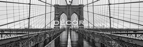 Brooklyn Bridge Front View (Large) - Art Print