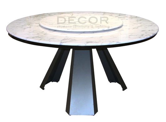 BRITANIA Round Dining table with lazy susan