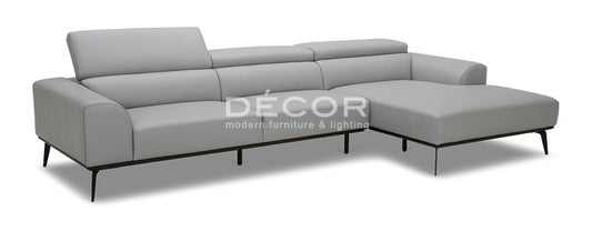 DONATELLA L-Shape Leather Sofa