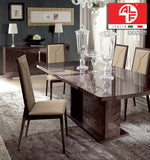 EVA Dining Table and (8pcs) Dining Chair Set - ALF® ITALIA