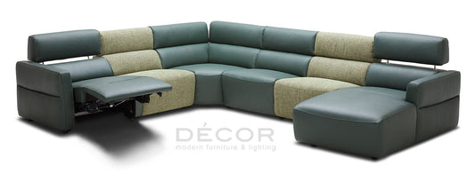 EXECUTIVE Sectional Sofa (Dark Brown)