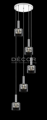 GEM 5 VERTICAL L.E.D. Drop Light