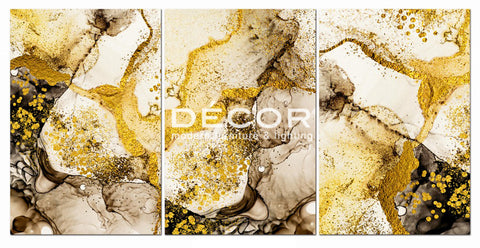 Gold Abstract - Art Print