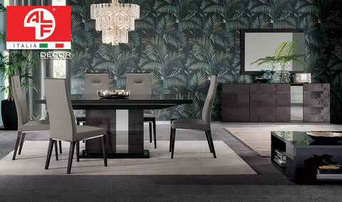 HERITAGE Dining Table (Extend 1.6m to 2.1m) and 6pcs Dining Chair Set - ALF® ITALIA