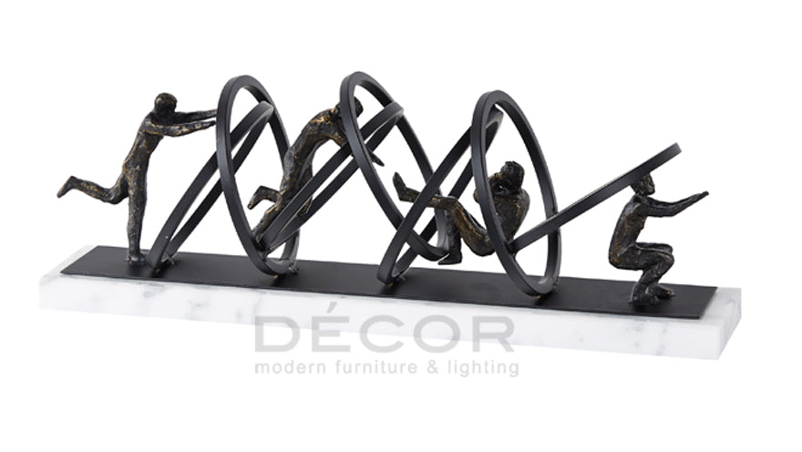 JUMPING HOOPS Sculpture