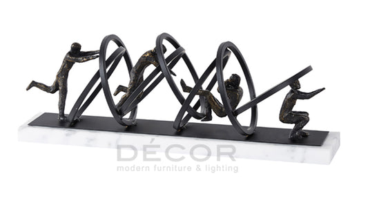 JUMPING HOOPS Sculpture