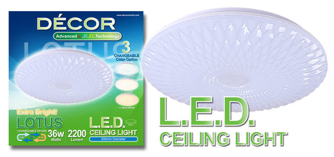 LOTUS L.E.D. Ceiling Light