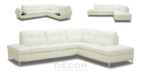 MANZANO L-Shape Leather Sofa