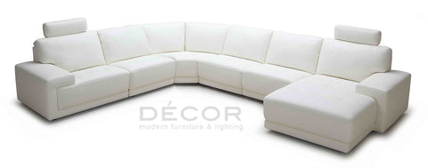 MASERATI Sectional Leather Sofa 