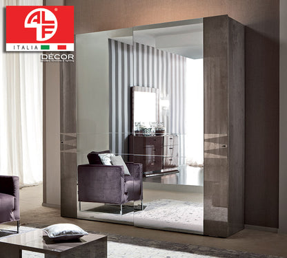 MONACO Wardrobe (2 Sliding Door) - ALF® ITALIA