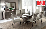 MONACO Dining Table (Extend 1.6m to 2.1m) and 6pcs Dining Chair Set - ALF® ITALIA