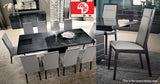 MONTECARLO Dining Table (Extend 1.6m to 2.1m) and 6pcs Dining Chair Set - ALF® ITALIA