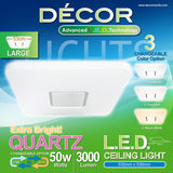 QUARTZ L.E.D. Ceiling Light