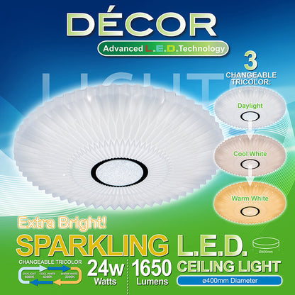 SPARKLING L.E.D. Ceiling Light