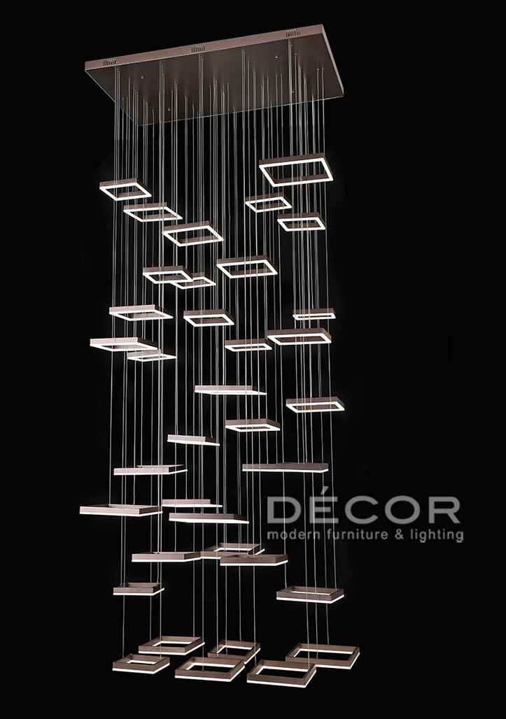Stunning Decorative SQUARES L.E.D. Drop Lights for Your Home – décor manila