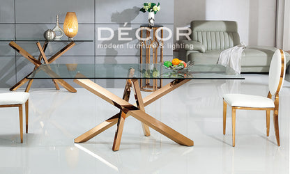 STIX Dining Table (Rose Gold)