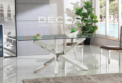 STIX Dining Table (Stainless Steel)