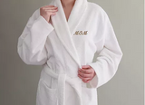 Terry Bathrobe with Kimono Collar